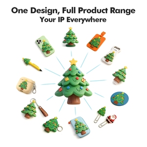 MOQ 3000 pièces, cadeaux promotionnels, bracelets en silicone écologiques, porte-clés personnalisés, porte-clés en PVC souple, porte-clés de dessin animé - Product Image 6