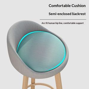 <span class=keywords><strong>Tabouret</strong></span> <span class=keywords><strong>de</strong></span> <span class=keywords><strong>bar</strong></span> avec dossier en tissu, <span class=keywords><strong>tabouret</strong></span> <span class=keywords><strong>de</strong></span> comptoir pour îlot <span class=keywords><strong>de</strong></span> cuisine et <span class=keywords><strong>bar</strong></span>, chaise <span class=keywords><strong>de</strong></span> comptoir moderne avec pieds en métal doré - Product Image 6