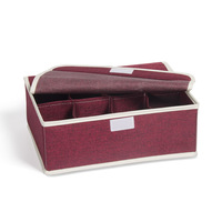 Boîte de rangement pliable en tissu pour sous-vêtements et chaussettes, idéale pour armoire et salon