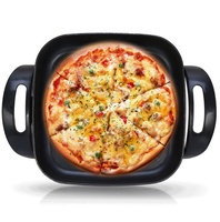 Marmite Électrique en Aluminium, Pot de Cuisson Multifonction, Réchaud Alimentaire Antiadhésif, Plat à Réchaud, Poêle, Wok et Poêle à Frire