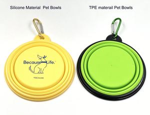 Silicone Pet Bulk Collapsible <b>Dog</b> Cat <b>Travel</b> <b>Bowl</b> - Product Image 2