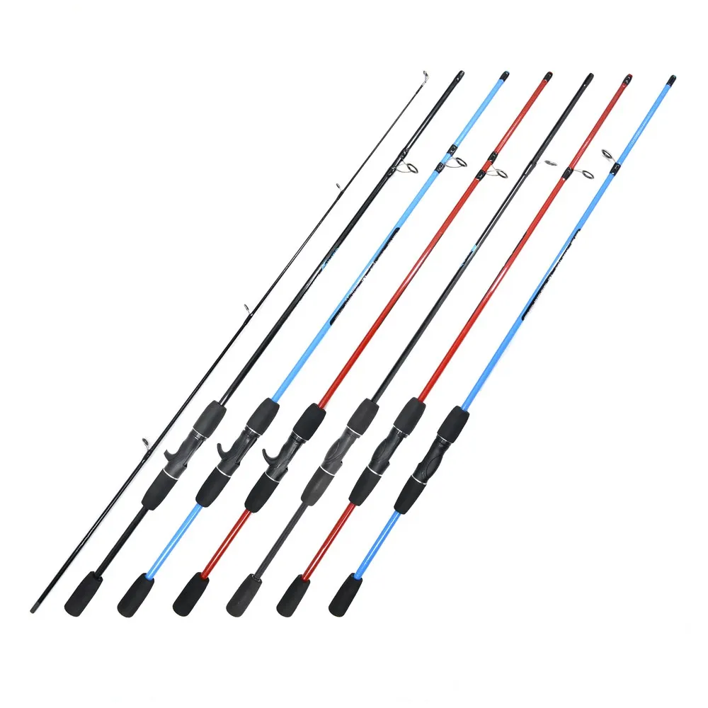 Hot Sale 1.65m 1.8m 2.1m Ultralight Carbon Fiber Spinning Casting Fishing Rod Saltwater Travel Sea Jigging Rod