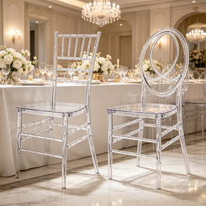 Sillas de Acrílico Transparentes Apilables para Banquetes y Fiestas al Aire Libre, Silla Tiffany Transparente para Eventos y Bodas, Modelo Phoenix, Gran Venta 2025 - Product Image 1