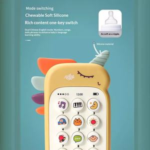Juguetes de Teléfono Móvil para Bebés al por Mayor, Juguetes Musicales para Niños, Educación Temprana, Teléfono Educativo, Teléfono de Simulación para Niños, Teléfono Inteligente - Product Image 1