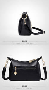 Luxury Designer Handbag Women's Pu Leather Crossbody Single Shoulder Messenger Bag for Women Soft Bags Ladies - Product Image 3