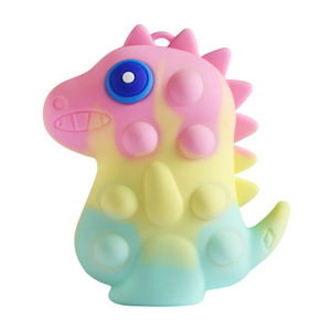 2023 Pinch Pinch Dinosaur Shape Ball Educational Toy Rat Pioneer Bubble Ball Cute Silicone 3d Decompression Ball - Product Image 1