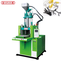 Mini machine de moulage par injection hydraulique verticale à table coulissante 40 tonnes pour ampoules LED PP/PA/PVC