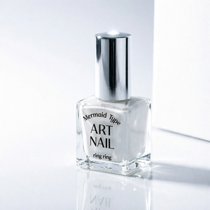 Vernis à ongles Art Nail type sirène blanc 13ml, design anneau - Product Image 1