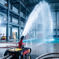 Moniteur d'incendie à commande électrique 3000L/min Portée de projection de 75 mètres pour robots de lutte contre l'incendie et camions de pompiers