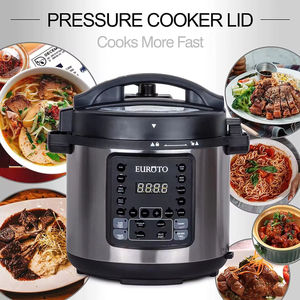 Olla a Presión y Freidora de Aire Todo en Uno de Alta Calidad con Tapa Doble, Olla de Cocción Lenta y Más, Pantalla Táctil Digital, Capacidad de 6L - Product Image 5