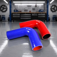 Tuyau flexible en silicone courbé à 90 degrés de 1 7/8'' pour applications automobiles et camionnettes