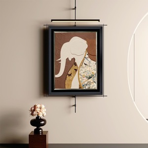 Poster Gatto di <span class=keywords><strong>Van</strong></span> <span class=keywords><strong>Gogh</strong></span> <span class=keywords><strong>Notte</strong></span> <span class=keywords><strong>Stellata</strong></span>, Stampa d'Arte di Lusso con Cornice e Base di Supporto per Camera <span class=keywords><strong>da</strong></span> Letto, Soggiorno, Bagno, Decorazione Estetica - Product Image 5