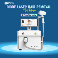 Épilation laser permanente, machine d'épilation laser à diode 808