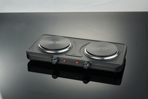 <span class=keywords><strong>Plaque</strong></span> chauffante électrique 2000W vente directe d'usine ménage et commercial double cuisinière ustensiles de cuisine réglage du bouton - Product Image 3