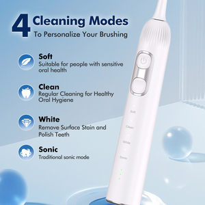 แปรงสีฟันอัจฉริยะแบบโซนิค ขายส่ง พร้อมมอเตอร์เซอร์โวแบบ <span class=keywords><strong>Wave</strong></span> Sweeping ไร้สายและชาร์จแบบ Type-C มาตรฐานกันน้ำ IPX7 - Product Image 6