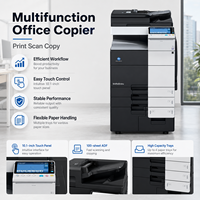 Duplicateur numérique grand format haute vitesse Konica Minolta Bizhub 654e, imprimante laser multifonction reconditionnée, copieur