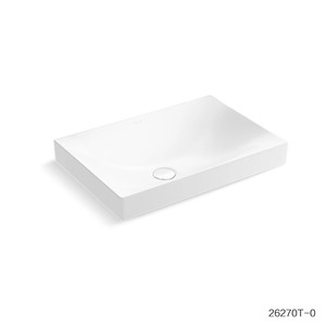 Cho kohler Hình Chữ Nhật Lưu Vực Bát Thiết Kế Hiện Đại Tap Lỗ Mỹ Làm Gốm Nhà Vệ Sinh Mặt Rửa Bồn Rửa 30506T Cho Phòng Tắm Ứng Dụng - Product Image 5