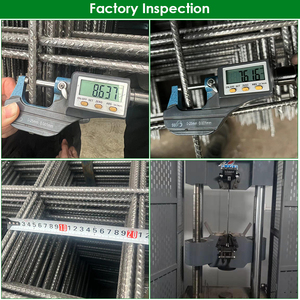 A252 tấm lưới thép gia cố lưới 200x200mm tấm lưới thép Cây Hàn 2.2x5.8m cho đường hầm hạng nặng và gia cố cầu - Product Image 2