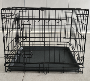 Usine En Gros Simple Style Pliable Portable Chien Maison En Métal Fil Pet Caisse avec Plateau En Plastique pour Chiens Facile à Assembler Déplacer - Product Image 4