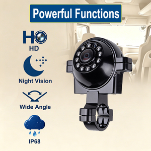 Caméra de véhicule extérieure IP68, vision nocturne Starlight, 1080P AHD, grand angle 165 degrés, anti-vandalisme, pour bus de transport, autocar, ODM/OEM - Product Image 4