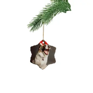 Pendentif de décoration pour noël par sublimation, nouveauté