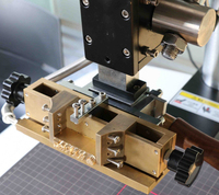 Máquina comercial Hot Stamping Semi-automática Hot Stamping Machine Máquina de estampagem a quente para couro Conjunto completo