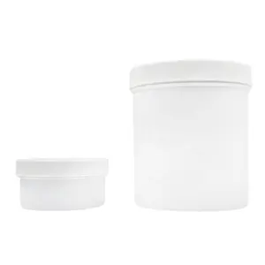 Food Grade Injection Process PP Plastic Packaging Jar White 40oz 4 oz Plastic Jars With Lid