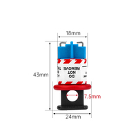 Verrouillage en nylon PA pour disjoncteur miniature de sécurité conventionnel OEM/ODM pour appareil électrique