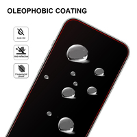Protection d'écran en verre trempé anti-rayures 2.5D avec lumière rouge pour la protection des yeux pour iPhone 17 Pro Max 17 Air 16 Plus