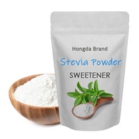 Poudre d'extrait de feuilles de stévia 90% 98% 99% sucre de stévioside édulcorant en vrac poudre d'extrait de feuilles de stévia prix par kg