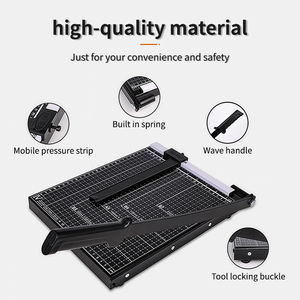 Máy cắt giấy thủ công 1pca4 với cơ sở kim loại xếp chồng văn phòng nhà hoặc trường học tông đơ giấy văn phòng trimme12inch Máy cắt giấy - Product Image 5