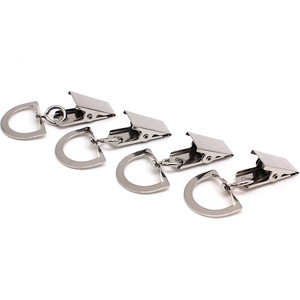 Accessoires pour lanières : Mousqueton <span class=keywords><strong>métallique</strong></span>, Clip Bulldog, Clip crocodile pour <span class=keywords><strong>fixation</strong></span> <span class=keywords><strong>de</strong></span> badge d'identification sur lanière - Product Image 3