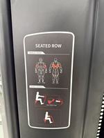 2026 Meilleures ventes Appareil de musculation à câble à charges guidées pour usage commercial en salle de sport Rame assise