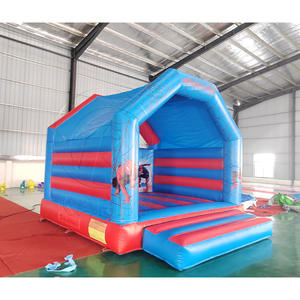 Château gonflable pour tout-petits en PVC de qualité commerciale, motif araignée rouge, avec bannière personnalisée - Product Image 6