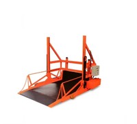 Plateforme de levage inclinable pliable portable pour le transport de céréales, aliments et fruits en ferme