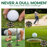Marqueur de balle de golf en métal avec logo personnalisé, design jeton de poker, alliage de zinc émaillé, PRIMUS GOLF