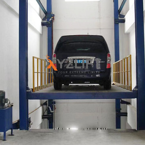 Nuevo Elevador de Autos de Cuatro Postes con Cadena Hidráulica de Acero de Alta Resistencia, con Certificación CE, Capacidad de Carga de 40 Toneladas, para Estacionamiento - Product Image 1
