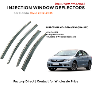 Deflectores de Ventana Laterales para Toyota LC200 2008-2019 Protector de Lluvia Accesorios de Coche - Product Image 2