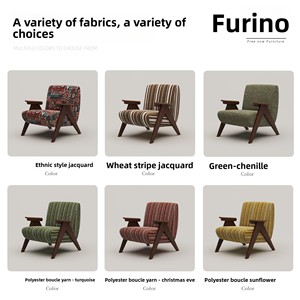 Sedia Reclinabile in Legno Massello Stile <span class=keywords><strong>Etnico</strong></span> Vintage, Arredamento per Casa, Balcone, Soggiorno e Camera da Letto - Product Image 5