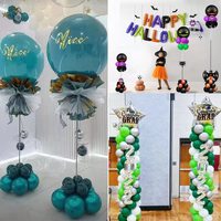 Réglable 9 Pieds Ballon De Mariage Arc Sol Ballon Colonne Titulaire Bâton En Métal Toile De Fond Stands Articles De Fête Ballon Stand Kit