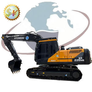 Excavatrice sur chenilles d'origine Hyundai HX220 avec moteur Cummins, neuve, à bas prix, nouvelle excavatrice Hyundai HX220HD, 22 tonnes, excavatrice d'occasion moyenne - Product Image 1