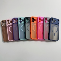 Accessoires de téléphone magnétiques mats en TPU et PC tendance pour iPhone 17 Pro Max, protection intégrale, coque de téléphone antichoc pour iPhone 17 16 15