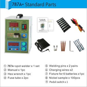 787A + LED éclairage 220V Double impulsion Machine de soudage de précision nouveau 18650 batterie au Lithium Test charge 2in1 soudeuse par points - Product Image 5