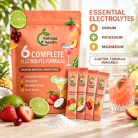 Complément d'hydratation à marque privée d'usine, électrolytes, sachets de poudre pour boisson hydratante