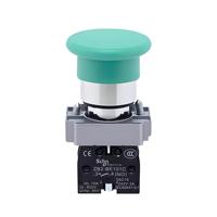 Interruptor de botón pulsador Schneider original XB2BC42C, cabezal grande de 40 mm, 1NO, rojo, de plástico, para armario de control eléctrico, en stock