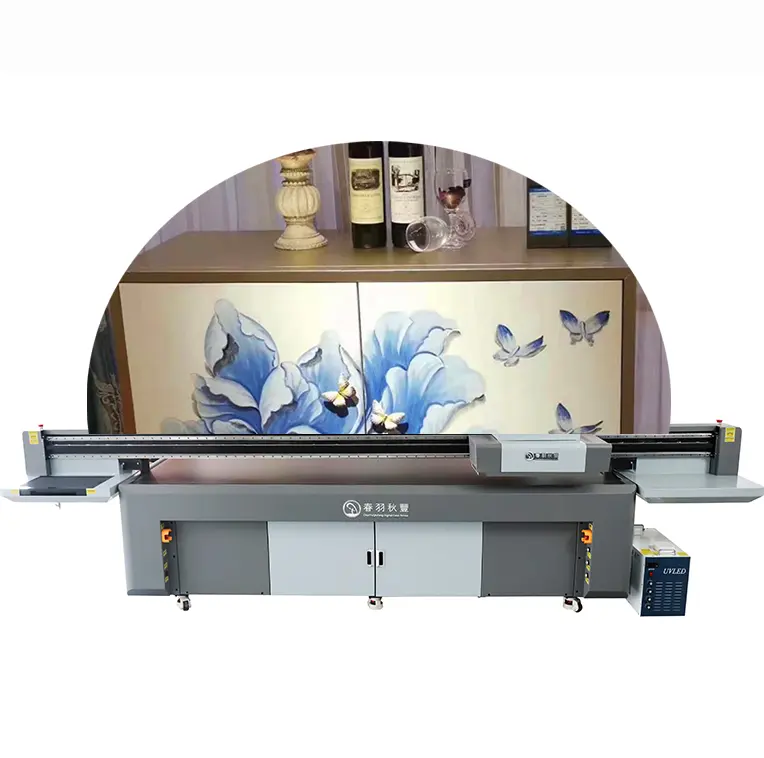 Pabrik CF-3220 Menjual Printer Warna Inkjet Flatbed 3D UV Langsung Harga Murah untuk Dinding Tirai Kaca/Pencetakan Bahan Bangunan