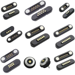 Factory Direct Custom 2.5mm Pitch Magnetic Pogo Pin Connector 2-6 Pin Industrial Use Magnetic Cable Connector Welding Cutting - Product Image 6