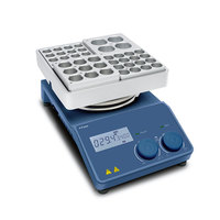 Pengaduk Magnetik Laboratorium Parfum Hot Plate 20L Pengaduk Ganda Hotplate 0-1500Rpm Pengaduk Magnetik Mini Overhead 20L