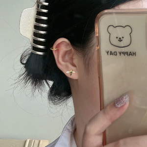 Pendientes de Plata de Ley 925 con Diseño de Abeja, Estilo Bohemio, Chapados en Oro, Tendencia 2021, Collar de Bisutería para Mujer - Product Image 6