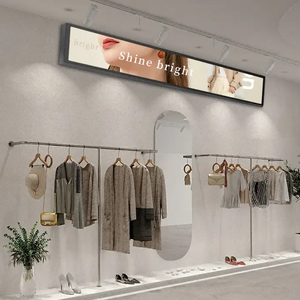 Digital Signage and Display 1920 * 540mm Ultra <b>Wide</b> <b>Shelf</b> Edge LCD Display High Brightness Stretched Bar 49.5" 55" By Rina Tech - Product Image 5